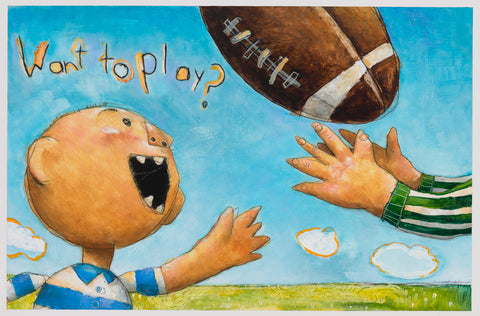 Grow Up, David! Want to Play?