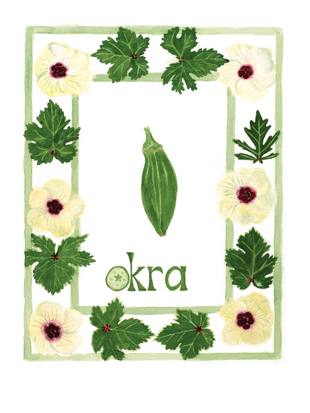 O is for Okra