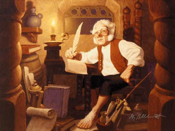 Bilbo at Rivendell